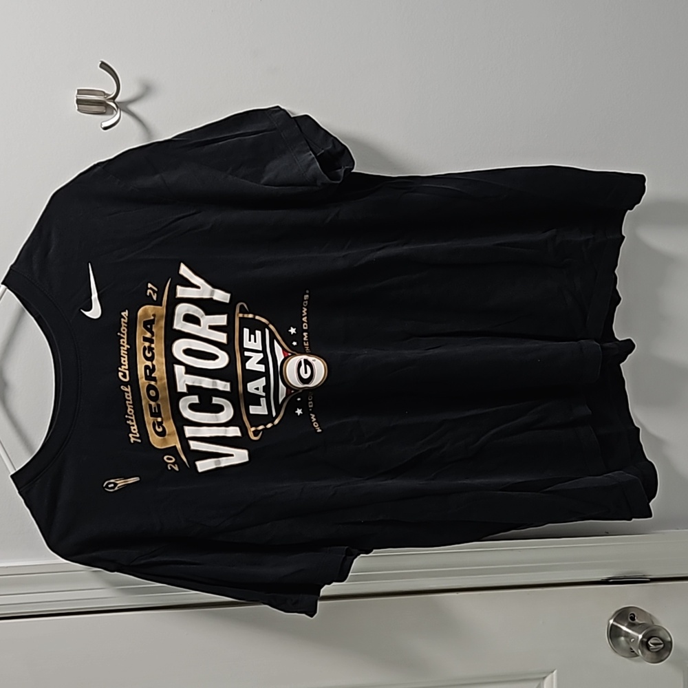 Black UGA football national championship shirt from 2021